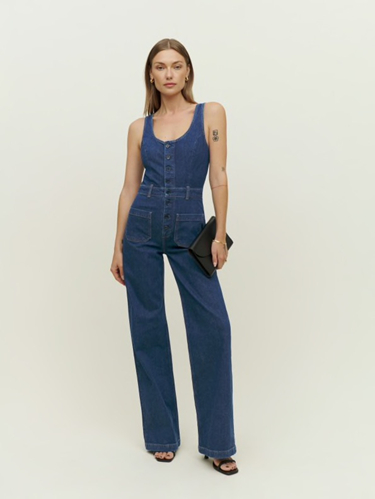 The Dita Wide Leg Jumpsuit in Ennis